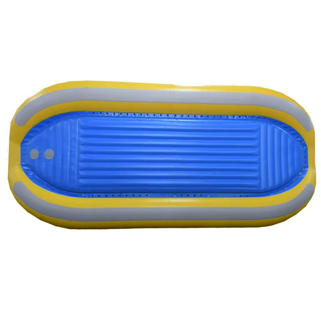 Barca da Rafting Gonfiabile Auto-svuotante in PVC Certificata CE per 8-14 Persone 16'5x7'2
