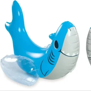 PVC Inflatable Shark Pool Float for Children and Adults Outdoor Indoor Use for Home or Resort