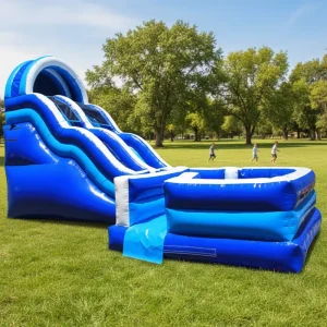 PVC Inflatable Slip Slide Kids Inflatable Playground Slide Big Inflatable Water Slide for Outdoor Playground Park Equipment