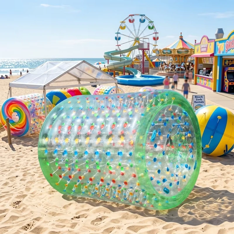 PVC Opblaasbaar Sport Spel Bubble Ball Water Rollende Loopbal