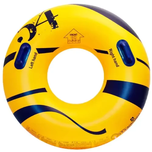 PVC Inflatable Swim Ring with Handle Eco Friendly Water Park Buoy for Water Sports Use As a Swim Tube