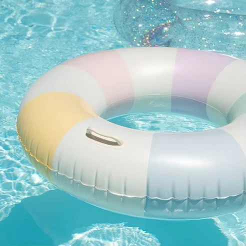 PVC Inflatable Swimming Rings Summer Water Toy Swimming Circle Pool Float Thickened Swim Rings