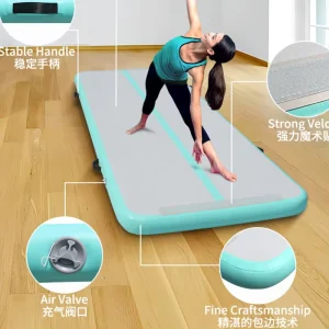 PVC Inflatable Tumble Track Brushed Pad Home Outdoor Yoga Water Portable Gymnastics Training Mats for Air Gymnastics
