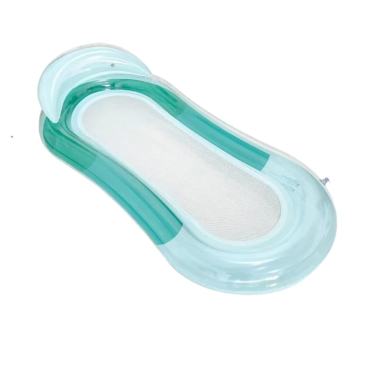 PVC aufblasbare Wasser-Hängematte Liegestuhl Netz Luftbett für Schwimmen Bequeme Wasser-Matratze