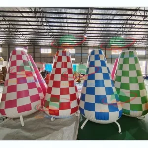 Boyas Flotantes Inflables en Forma de Cilindro, Marcadores de Agua Inflables para Piscinas