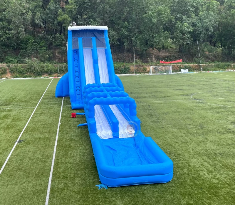 PVC Aufblasbare Wasserrutsche Aufblasbarer Swimmingpool mit Rutsche Aufblasbare Rutschen für den gewerblichen Einsatz