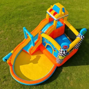 PVC Inflatable Water Slide Splash Bounce Combo Water Pool Inflatable Jumping Castle with Ball Pit