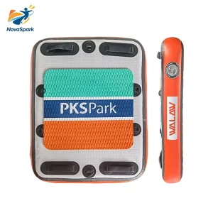 PVC Inflatable Water Yoga Mat Shock Absorption Floating Dock Platform for Swimming Pool Gym