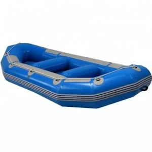 Perahu Rafting Air Putih Inflatable PVC Bersertifikat CE untuk 4-6 Orang, Sistem Pembuangan Diri