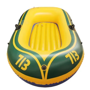 PVC Inflated Sail Boat with Sail for 2 Persons Drifting Eco Friendly Durable Portable Fishing Raft Dinghy