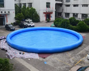 ПВХ надувной бассейн диаметром 19 метров для водных игр