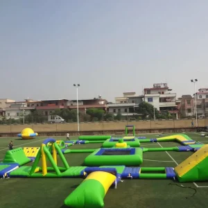 PVC Large Floating Island Inflatable Water Park Game Aqua Park Splash Outdoor Open Water