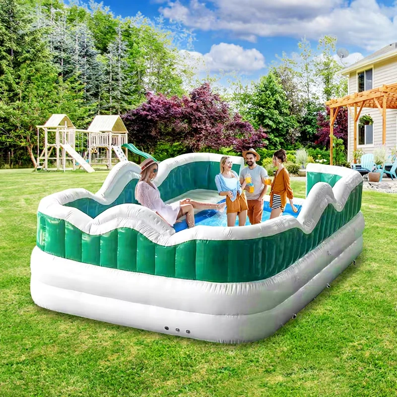 Bar Gonfiabile in PVC Certificato CE con Divano Lettino per 5-10 Passeggeri Uso Esterno