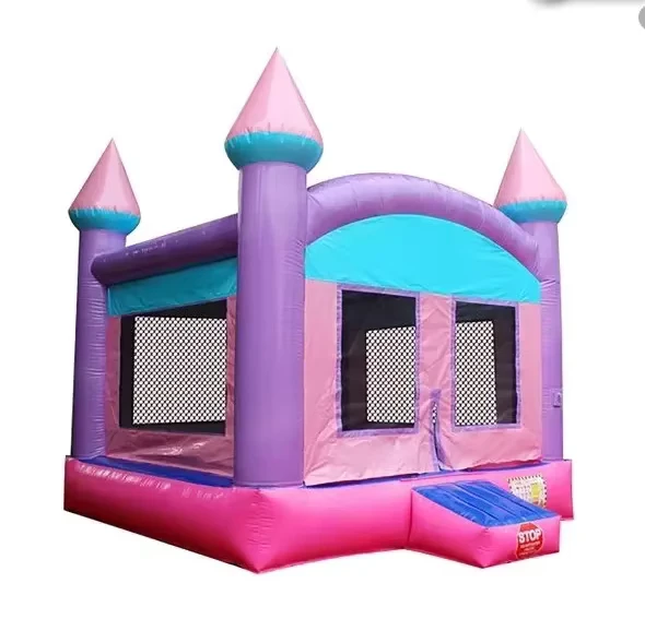 PVC Materiaal Jumper Bouncer Prinses Bouncy Kasteel Glijbaan Commerciële Opblaasbare Bounce House Eenvoudige Opstelling voor Verjaardagsfeestverhuur