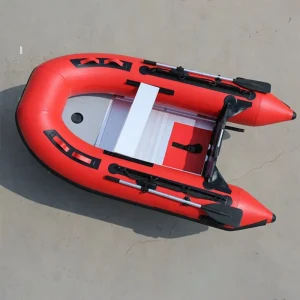 PVC Material Rowing Boat Inflatable Kayak Aluminum Base Plate Outdoor Speed Boat Raft