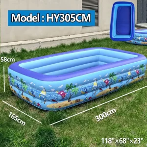 PVC Material Swimming Thickened Newborns Outdoor Eco friendly Cross border Large Capacity Children’s Inflatable Pool