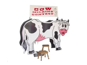PVC Milking Competition Game Machine Cow Milking Contest Double Race Interactive Outdoor Carnival Game Events Party