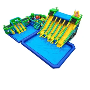 Parc aquatique portable en PVC pour usage commercial