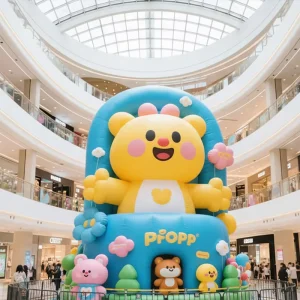 PVC 프로모션 인플레이터블 만화 소품 맞춤 제작 내구성 생생한 스타일 광고 풍선 야외 이벤트용