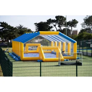 PVC Sports Soccer Court Inflatable Sports Arena Football Pitch Air Tube Giant Inflatable Field Airtight Frame Structure
