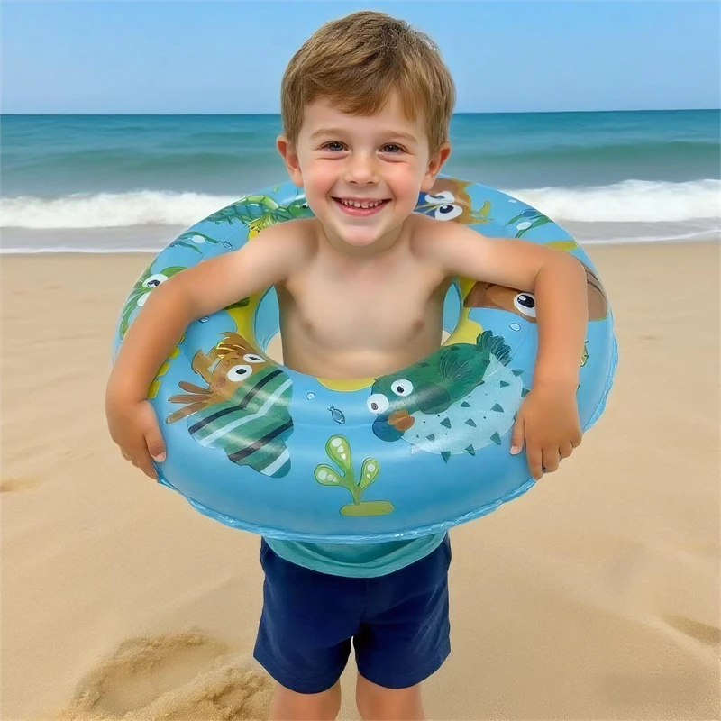 PVC Schwimmkreis für Kinder Frucht Hai Tier Aufblasbarer Schwimmring