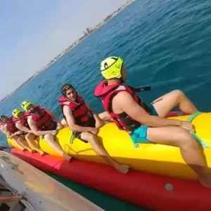 PVC Tarpaulin Towable Inflatable Flying Fish Boat Tube Water Inflatable Banana Boat Flyfish Tube