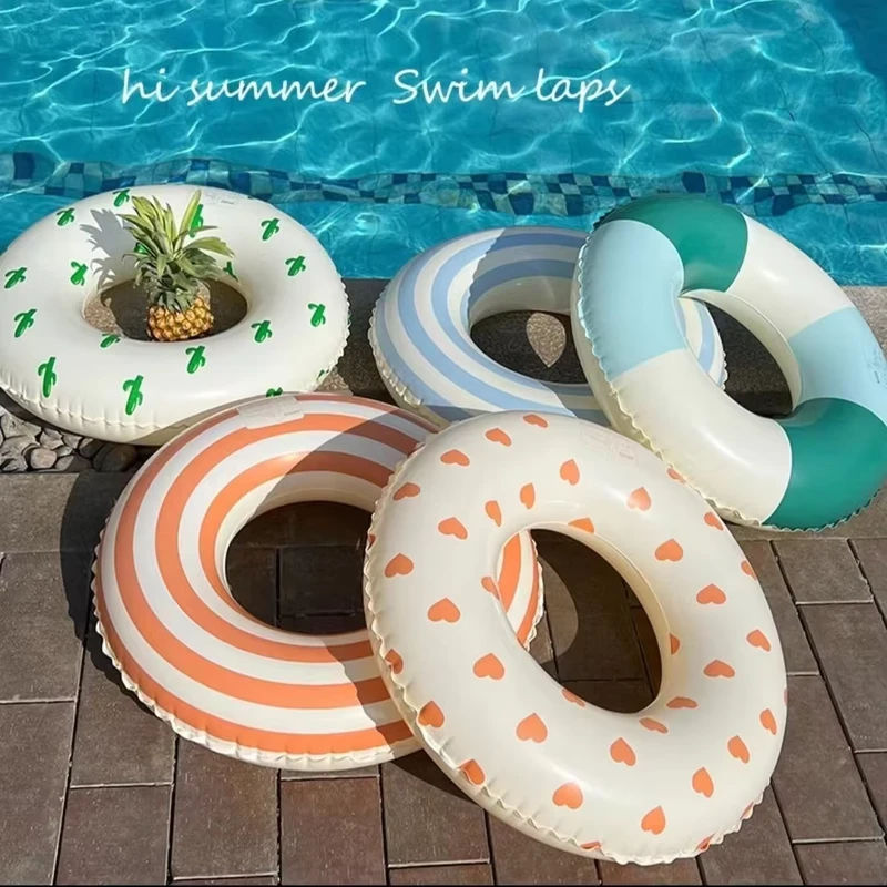 PVC Verdickter Doppel-Luftsack Schwimmring Aufblasbarer Schwimmring