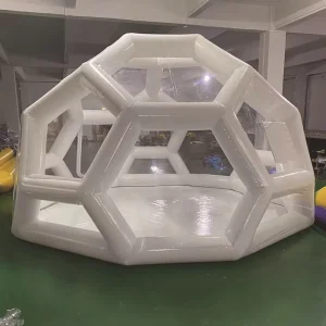 PVC Transparent Inflatable Bubble House 5m 6m Outdoor Waterproof Single Layer Camping Dome Tent for Summer Event