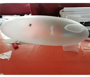 PVC Transparent Inflatable Pillow Blimp With SPH Design Novelty Toy