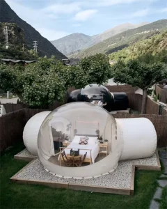 PVC Waterproof Large Outdoor Transparent Dome Bubble Hotel House Inflatable House Bubble Camp Tent Sale Rental Business