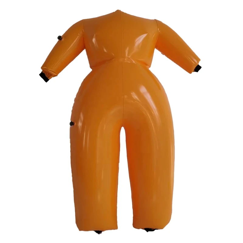 PVC gele opblaasbare kleding voor openbare promotieactiviteiten