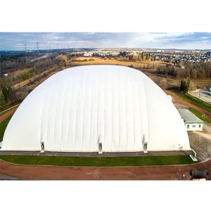 PVDF Membrane Large Inflatable Structure Air Dome Coal Storage Shed Tent