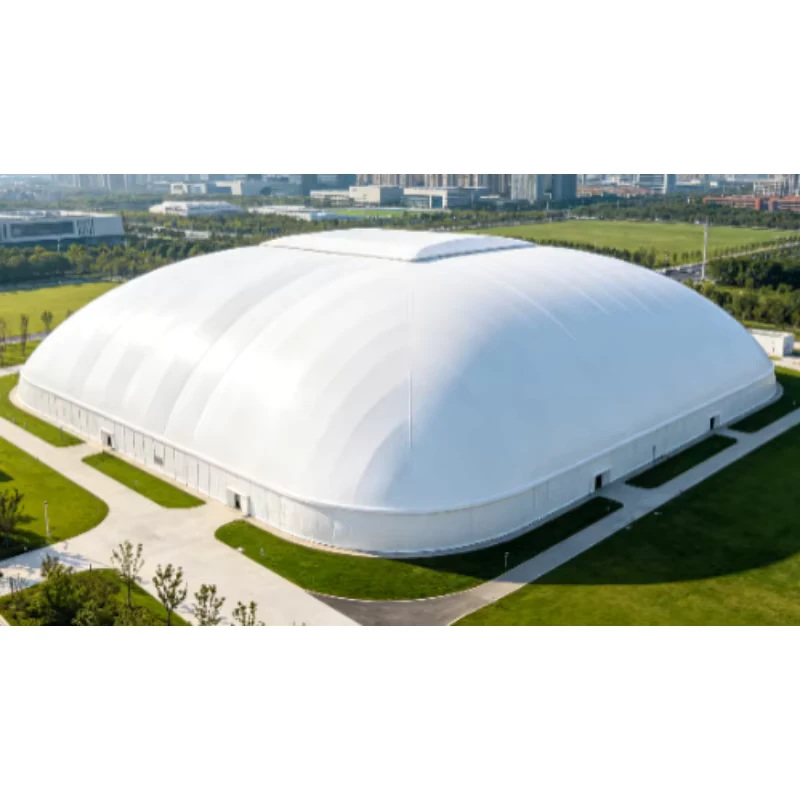 Edifício Inflável em Domo Inflável à Prova de Água e Vento, Material de Membrana PVDF