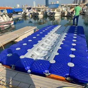 Понтон PWC Marine Plastic Floating Ski Jet с колесами для катера длиной 15 футов