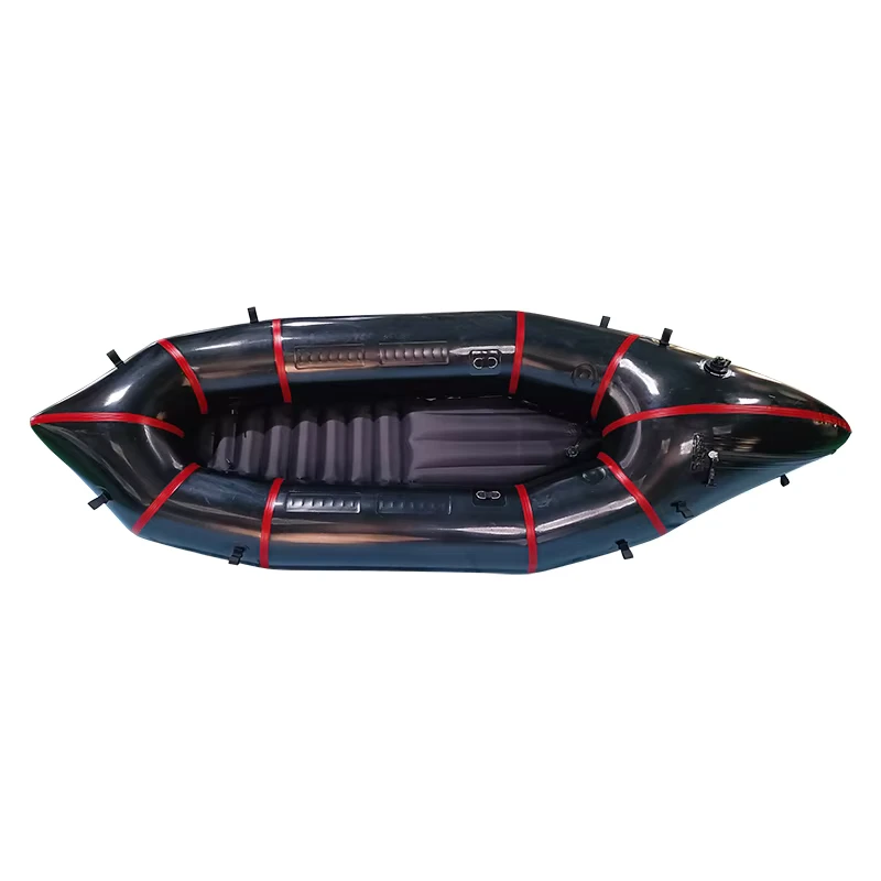 Packraft Drijven Roeien TPU Drop Stitch Romp Drop Stitch Vloer Sportstijl Opblaasbare Kajak Meer Buiten Grade 4