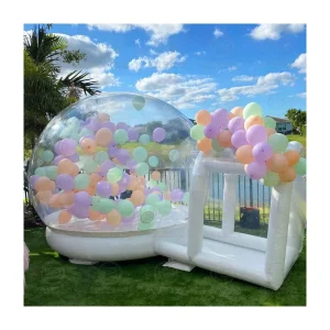 Party Bubble Balloon House with Jumping Area Inflatable Bubble Balloons Bounce House Balloon Bubble Dome Tent