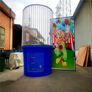 Party Carnival Game Dunker Machine Dunking Booth Inflatable Water Dunk Tank Interactive Games Dunk Tank Kids Adults