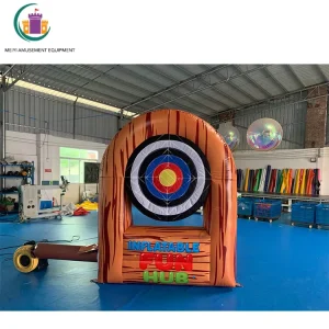 Jogo Mini Desportivo de Carnaval Inflável, Quadro de Dardos de Futebol Inflável