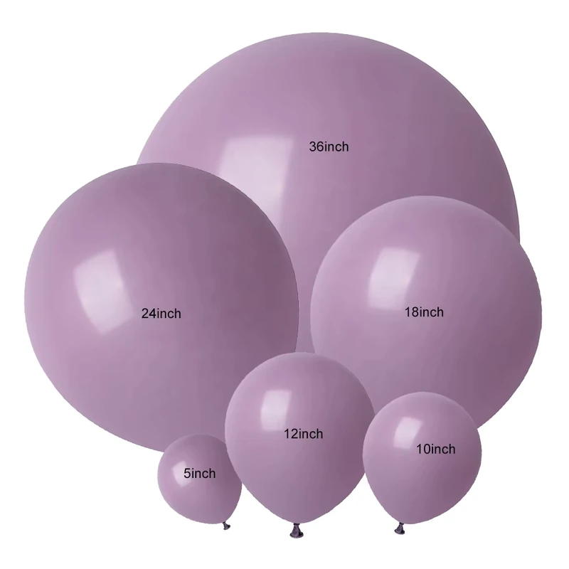Feestdecoratie Gelukkige Verjaardag Kerst Bruiloft Afstuderen 5 10 12 18 24 36 Inch Pastel Dusk Kleur Latex Ballon