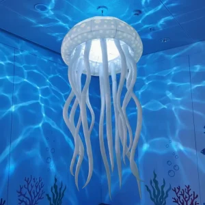 Party Decoration Inflatable LED Lighting Jellyfish Hanging Colorful Air Jellyfish Balloon for Event