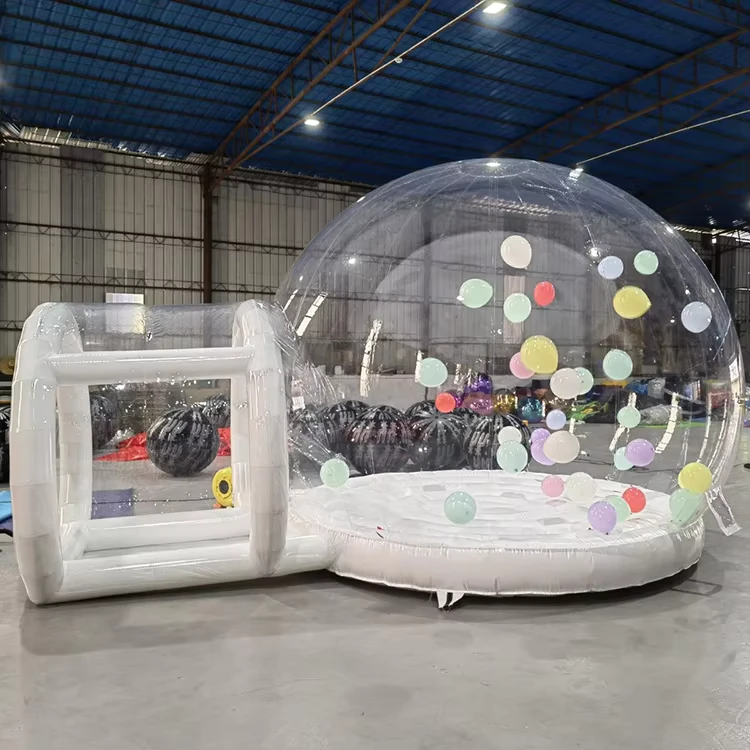 Feest Evenement Bubble Tent Huis PVC Springkasteel Foto Booth Koepel Duidelijk Opblaasbaar Bubble Huis voor Volwassenen en Kinderen