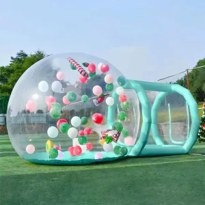 Decoração de Evento de Festa Tenda Inflável Transparente à Prova de Água com Bomba Elétrica Montagem Fácil Durável para Publicidade