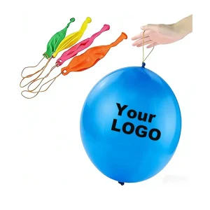 Party Favor Toys 18 Inches Custom Logo Punching Balloons Latex Punch Ball with Customized Logo Printing
