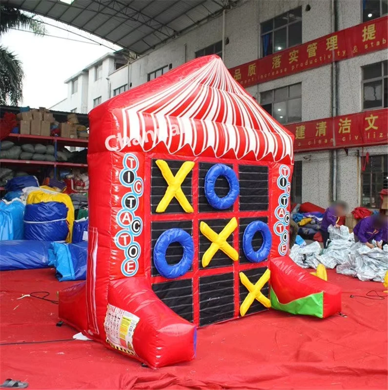 Partyspiele Aufblasbares Tic Tac Toe und 4-Punkte-Spiel Aufblasbares Karnevalsspiel Interaktive Partyspiele