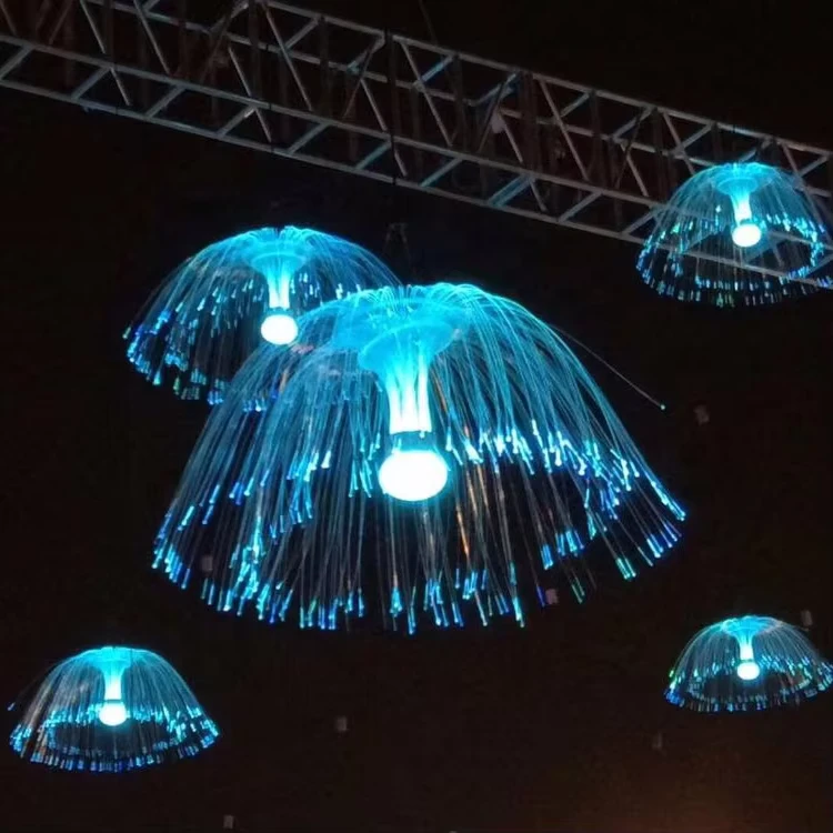 Party Hängedekorationen mit LED Licht Aufblasbare Qualle Lampe für Pub Hochzeit