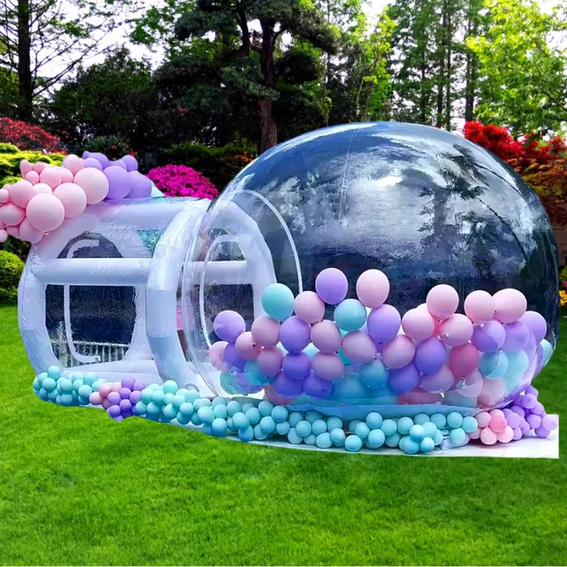 Rumah Balon Bubble Sewa Pesta dengan Terowongan, Rumah Balon Bubble Inflatable