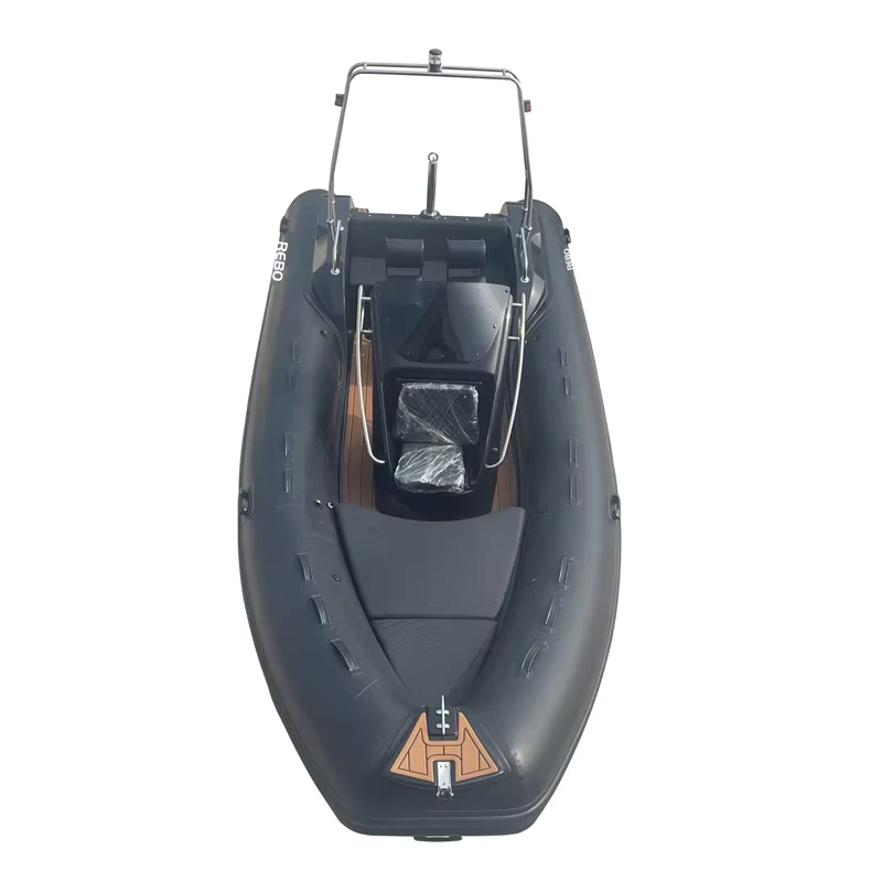 Patrol 19ft Luxus RIB 580 Fiberglasrumpf Hypalon Orca PVC Aufblasbares Boot mit Federungssitz