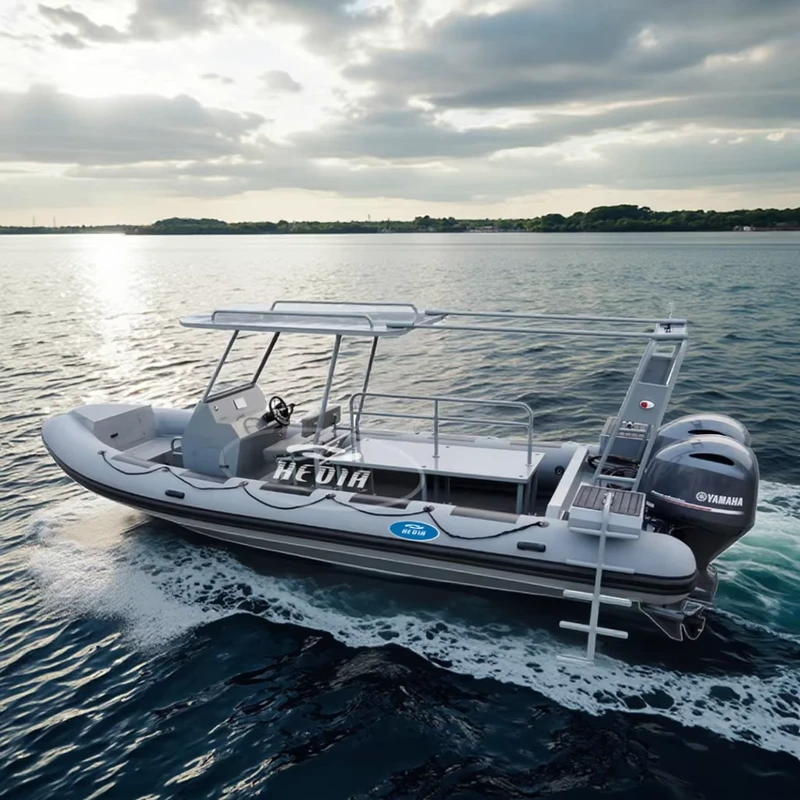 パトロールRIB 760ラグジュアリーカヤックORCAハイパロン7.6m 25FTアルミニウムインフレータブルボート、フィッシングボート、乗客ボート、カヤック供給ボート