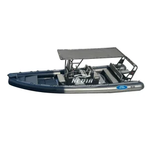 Patrol RIB760 고급 카약 ORCA 하이폴론 7.6m 25FT 알루미늄 팽창형 보트 낚시 보트 승객 카약 웨이크보드 보트 요트