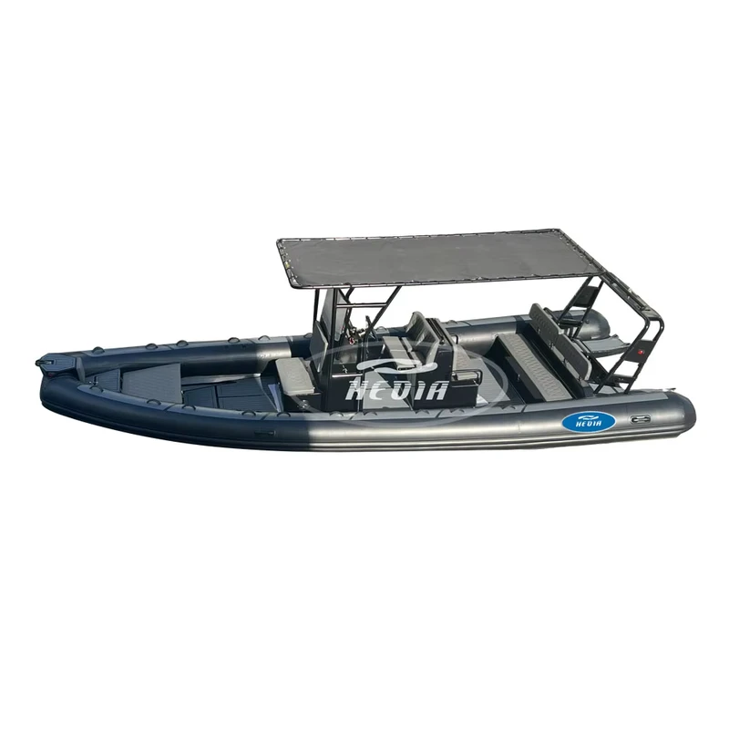 Patrol RIB760 고급 카약 ORCA 하이폴론 7.6m 25FT 알루미늄 팽창형 보트 낚시 보트 승객 카약 웨이크보드 보트 요트